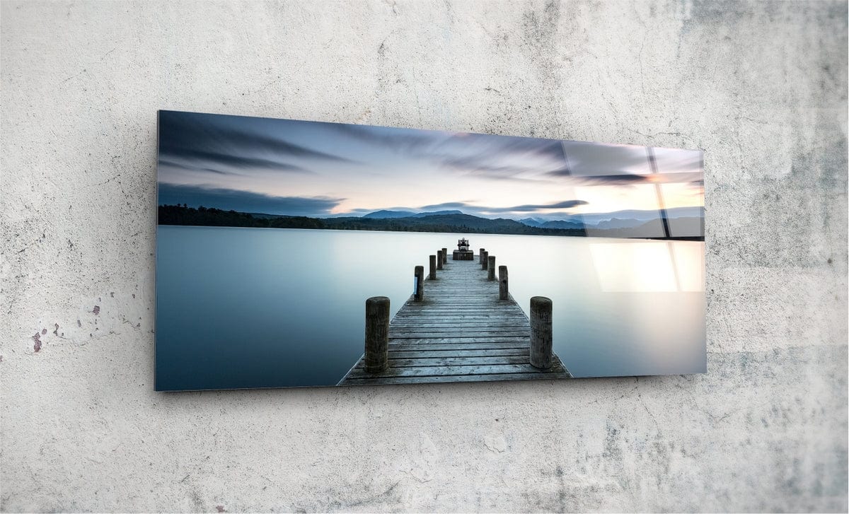 Artronauts Glass Print 92x36cm Pier - Panoramic