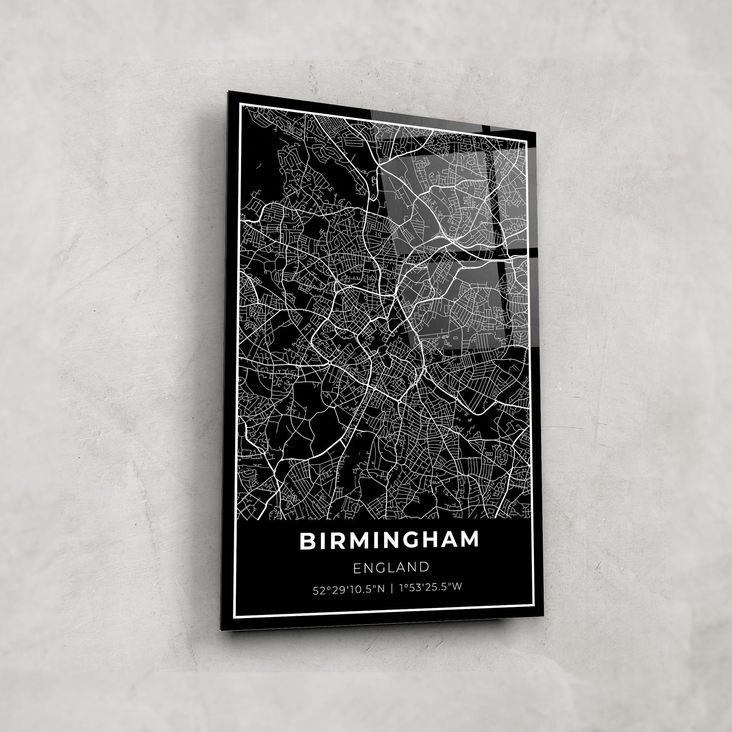 Artronauts Posters, Prints, & Visual Artwork Birmingham Map