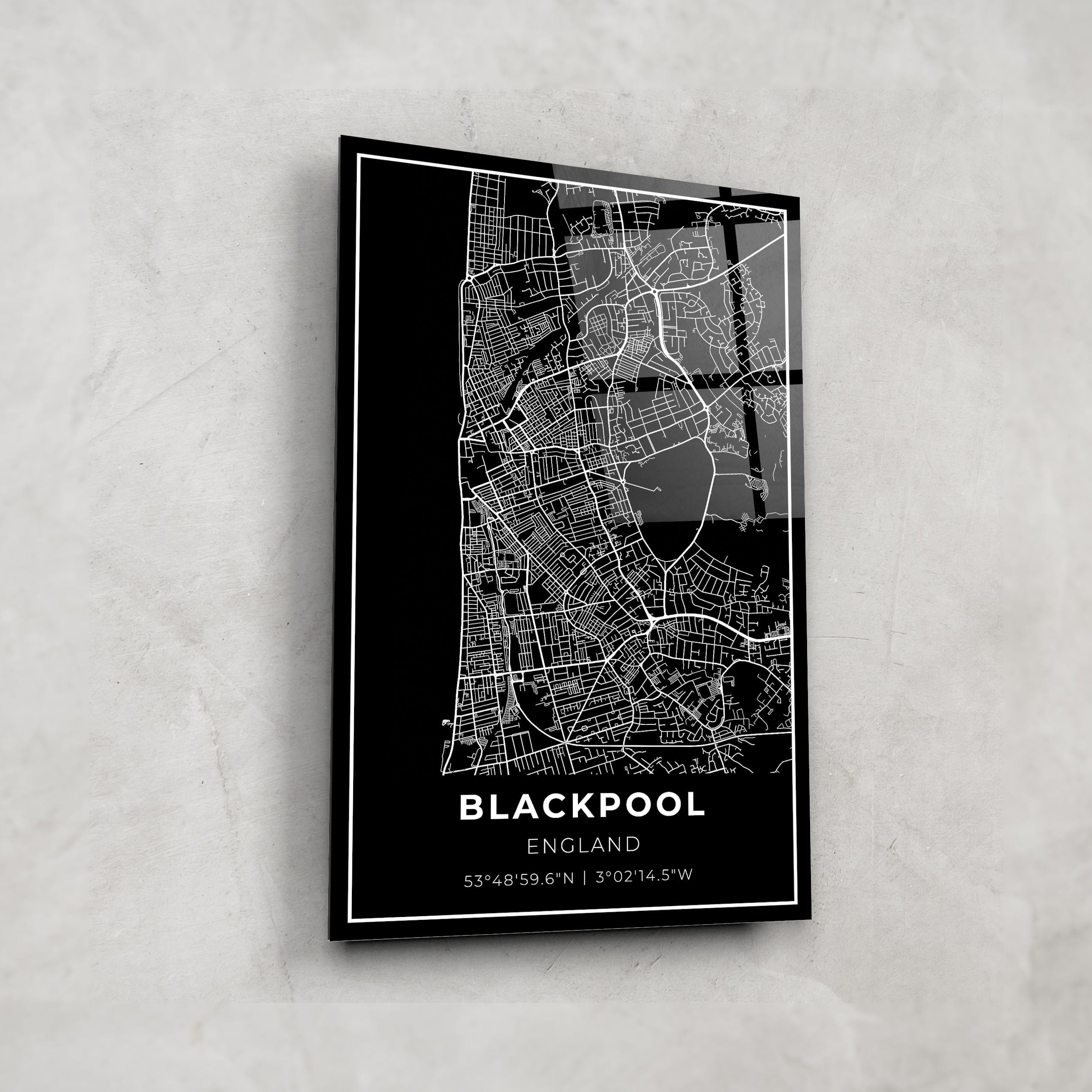 Artronauts Posters, Prints, & Visual Artwork Blackpool Map