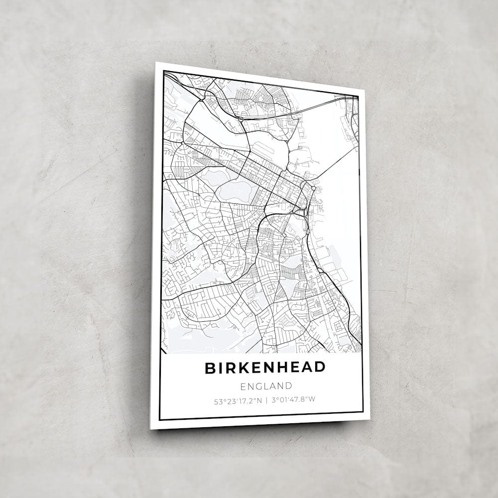 Artronauts Posters, Prints, & Visual Artwork Birkenhead Map