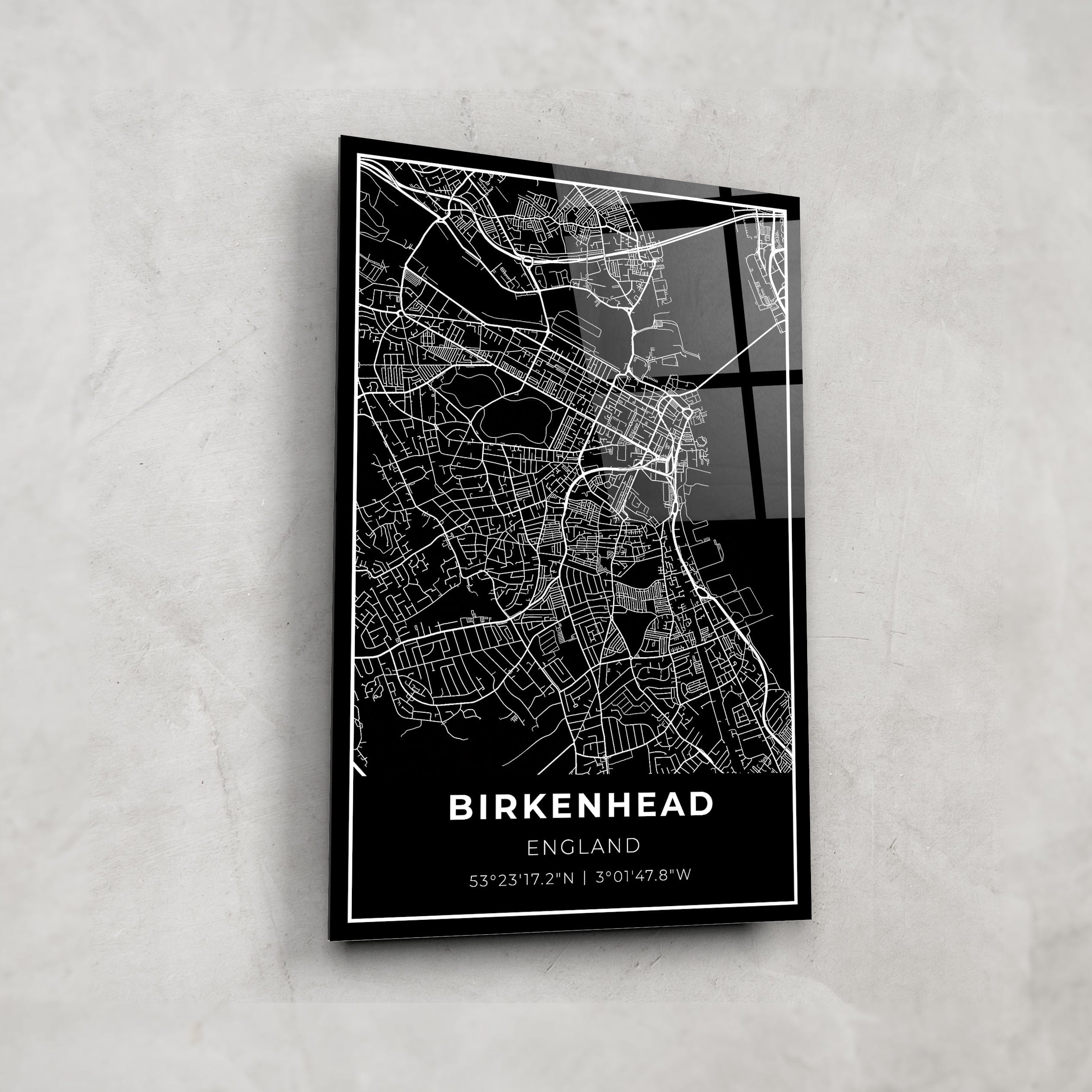 Artronauts Posters, Prints, & Visual Artwork Birkenhead Map