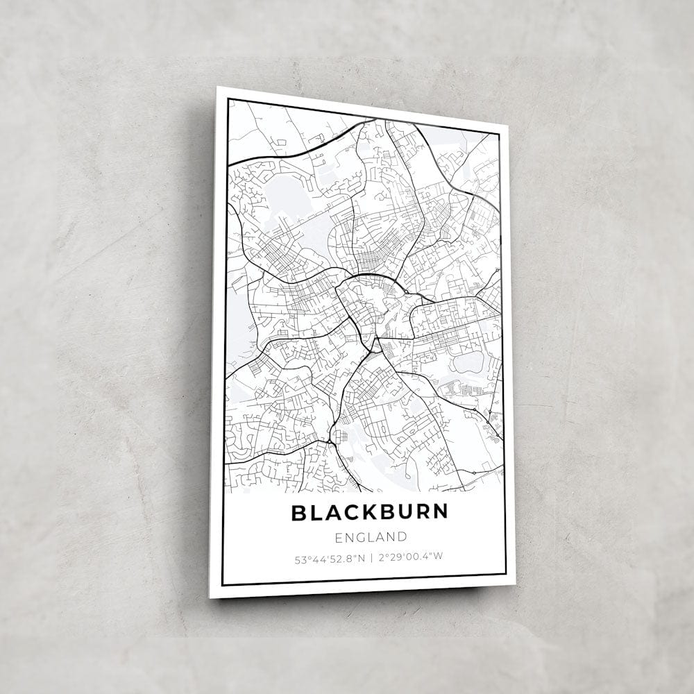 Artronauts Posters, Prints, & Visual Artwork Blackburn Map