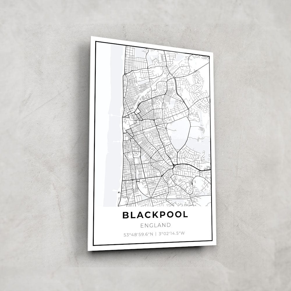 Artronauts Posters, Prints, & Visual Artwork Blackpool Map