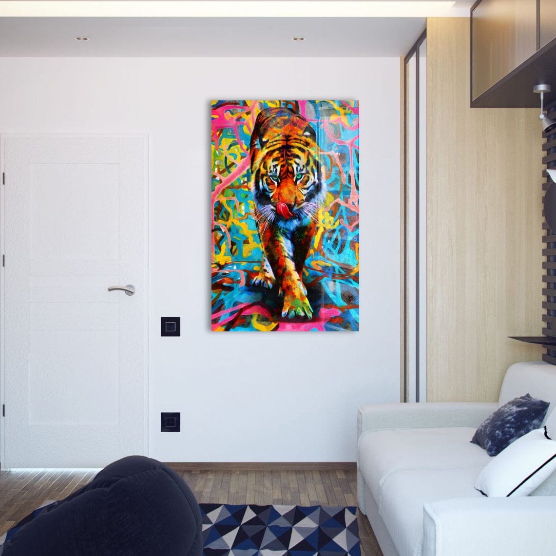 Artronauts Art Clearance T. Colourful Tiger
