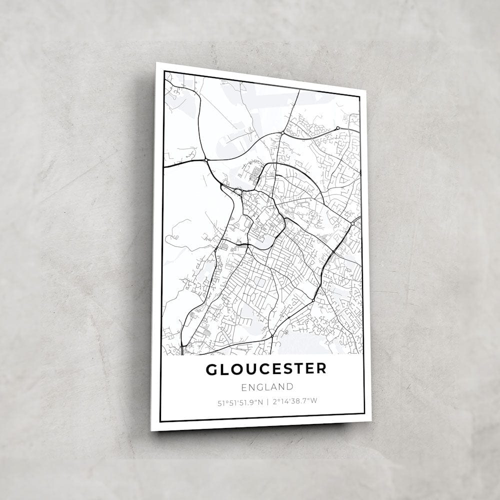 Artronauts Posters, Prints, & Visual Artwork Gloucester Map Glass Art
