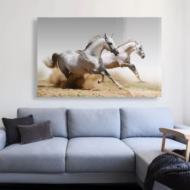 Artronauts Art Glass Print The Horses