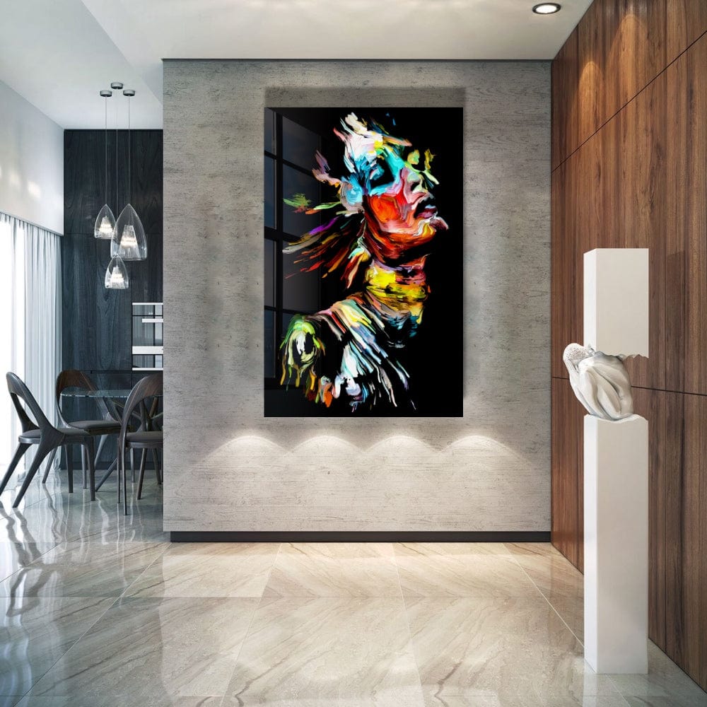 Artronauts Art Clearance T. Colourful Abstract Portrait II