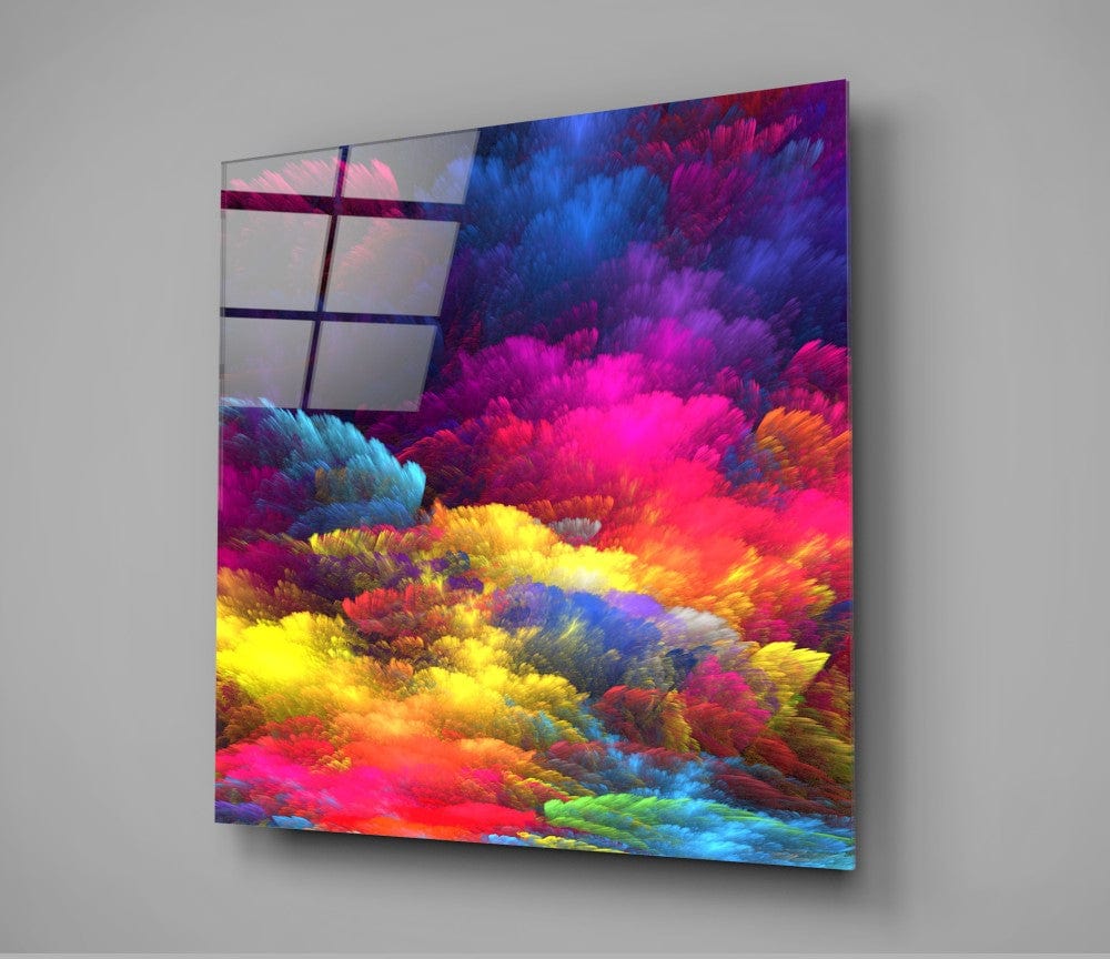 Artronauts Glass Print Color Burst