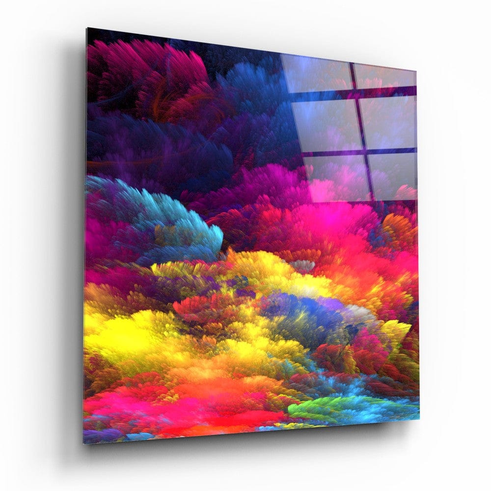 Artronauts Glass Print Color Burst