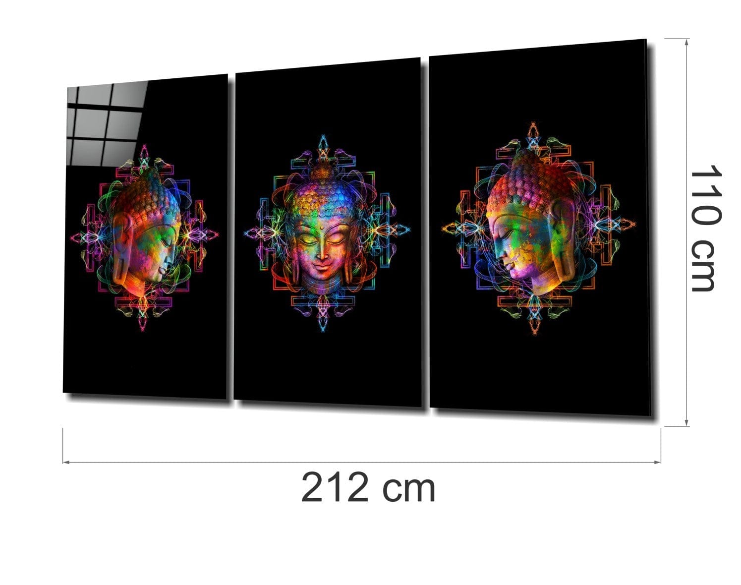 Artronauts Glass Print Buddha - Trinity