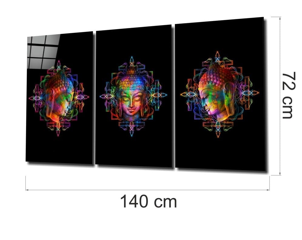 Artronauts Glass Print Buddha - Trinity