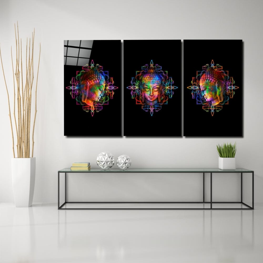 Artronauts Glass Print Buddha - Trinity