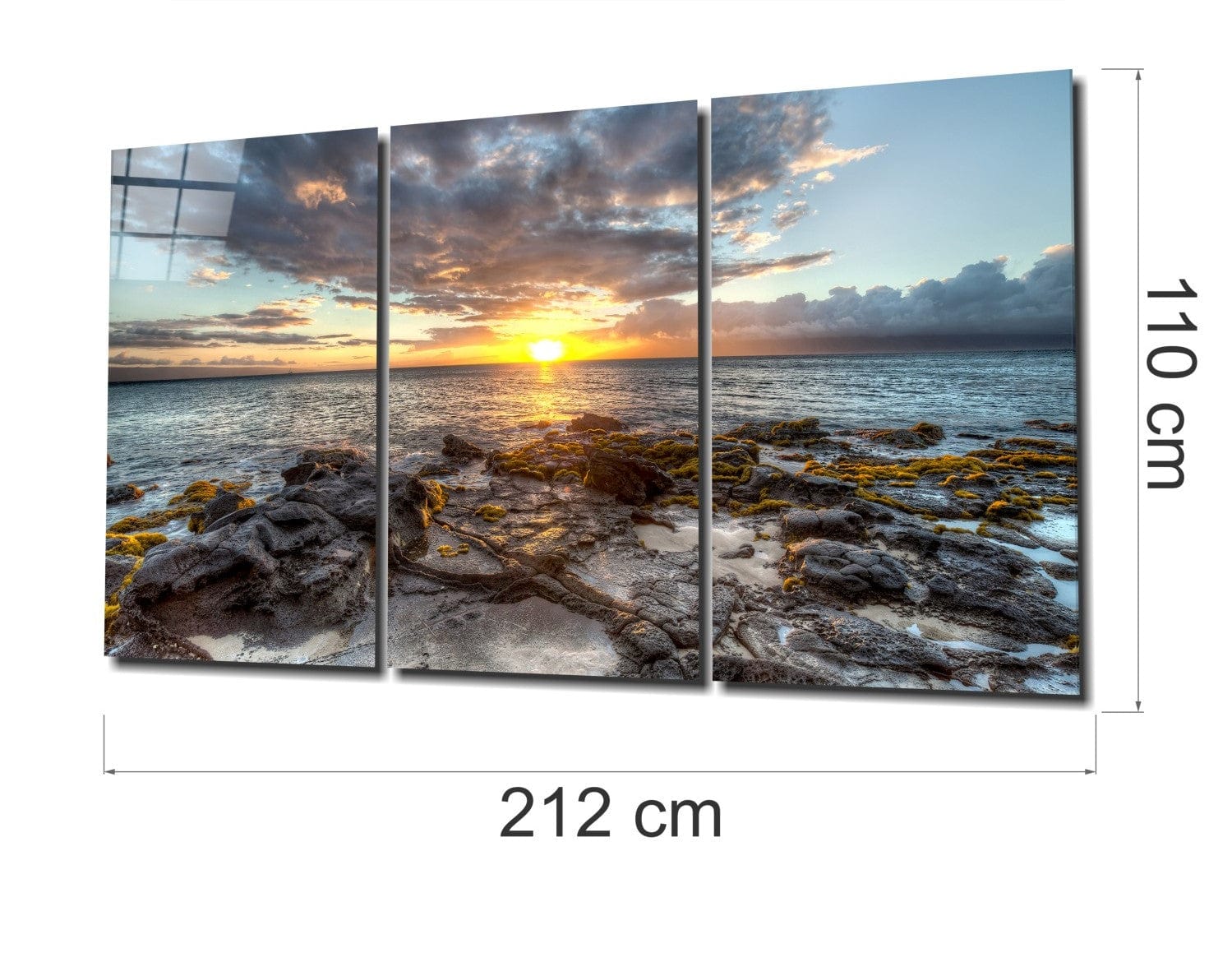 Artronauts Art Glass Print Sunset - Trinity