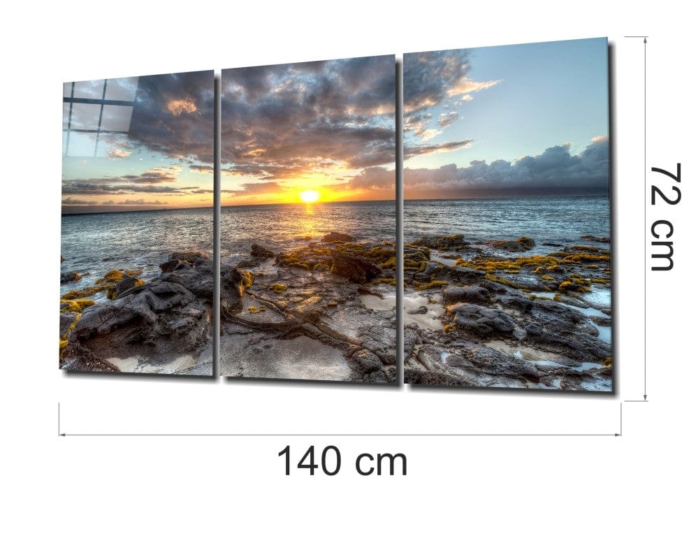 Artronauts Art Glass Print Sunset - Trinity