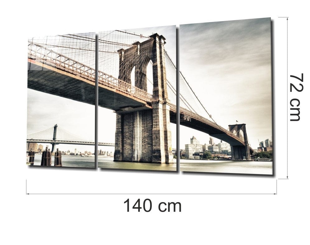 Artronauts Art Glass Print Brooklyn - Trinity