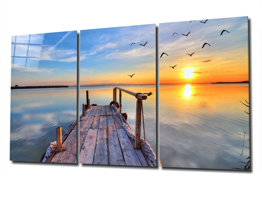 Artronauts Glass Print Boardwalk - Trinity