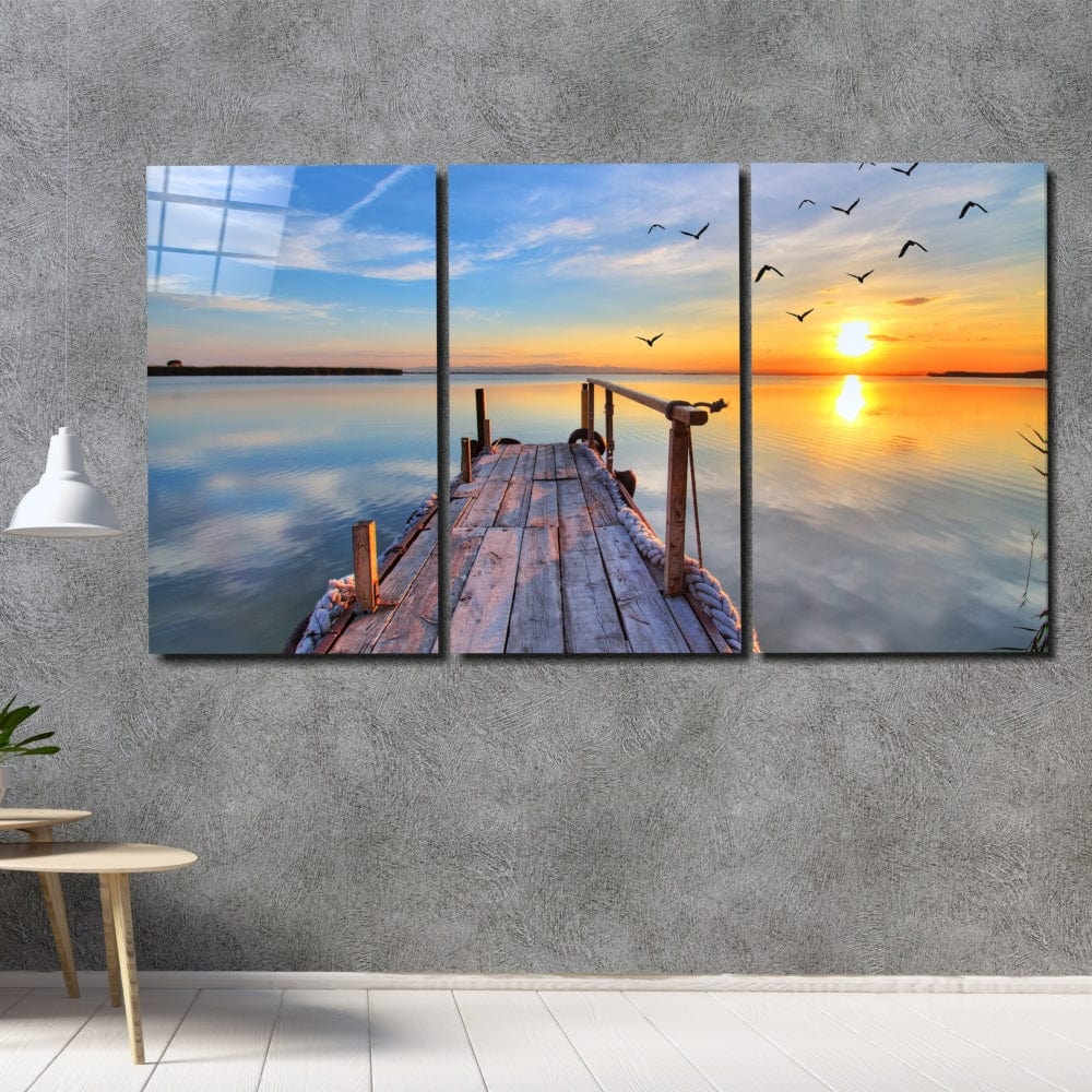 Artronauts Glass Print Boardwalk - Trinity