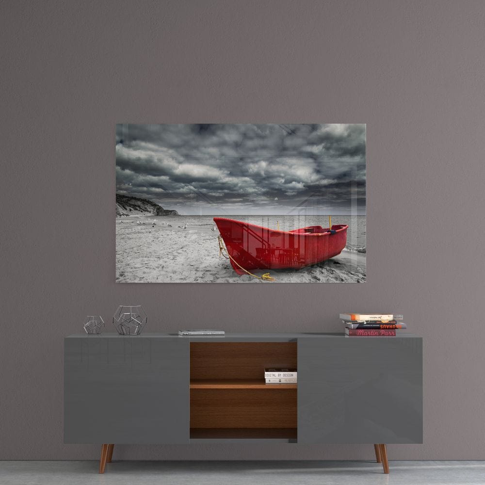 Artronauts Art Clearance T. Red Sailboat