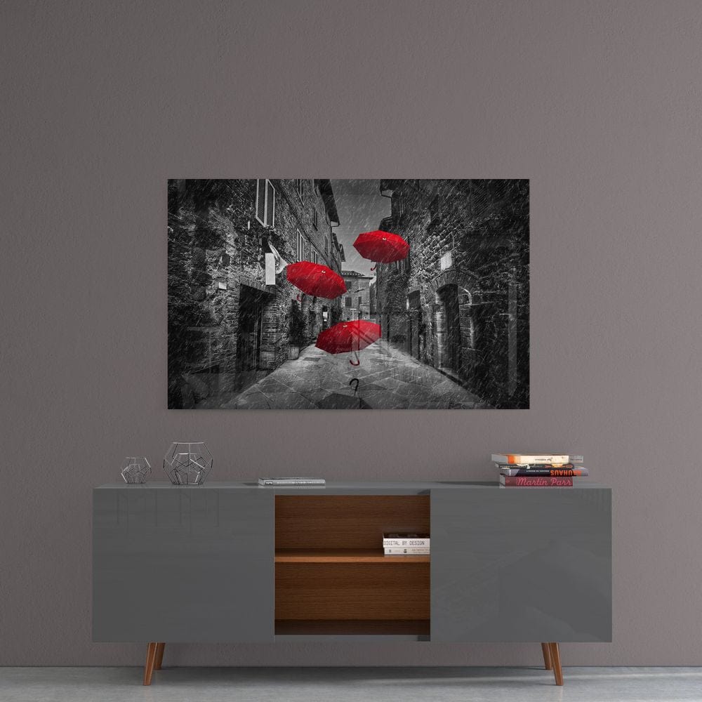 Artronauts Art Clearance T. Red Umbrellas