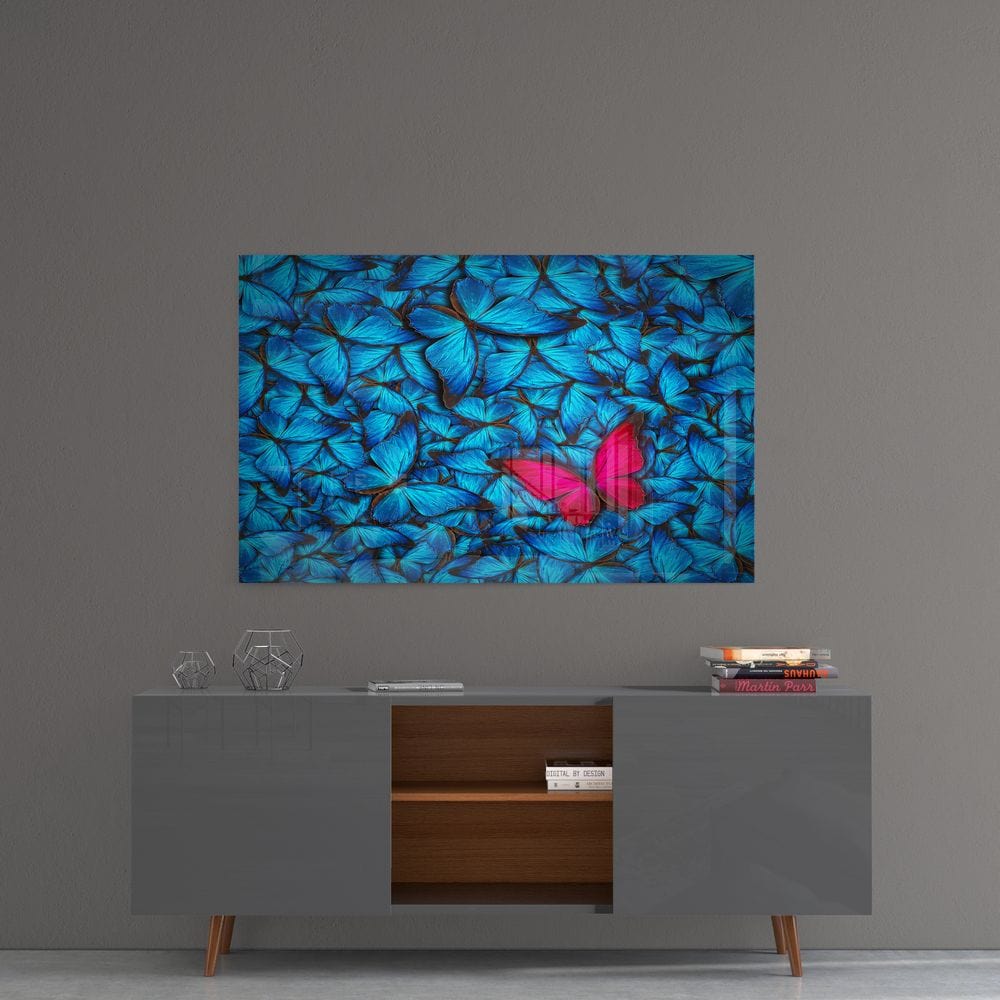 Artronauts Art Glass Print Butterflies