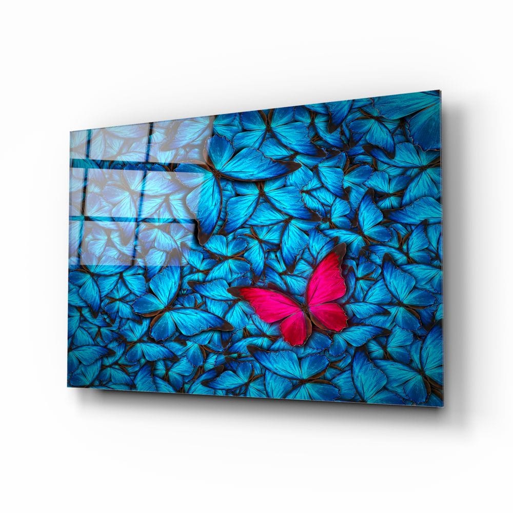 Artronauts Art Glass Print Butterflies