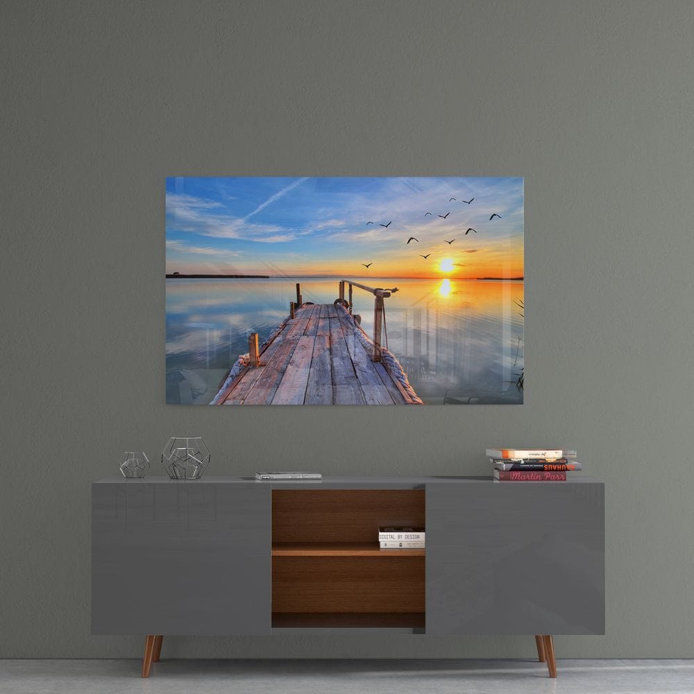 Artronauts Glass Print Pier VI