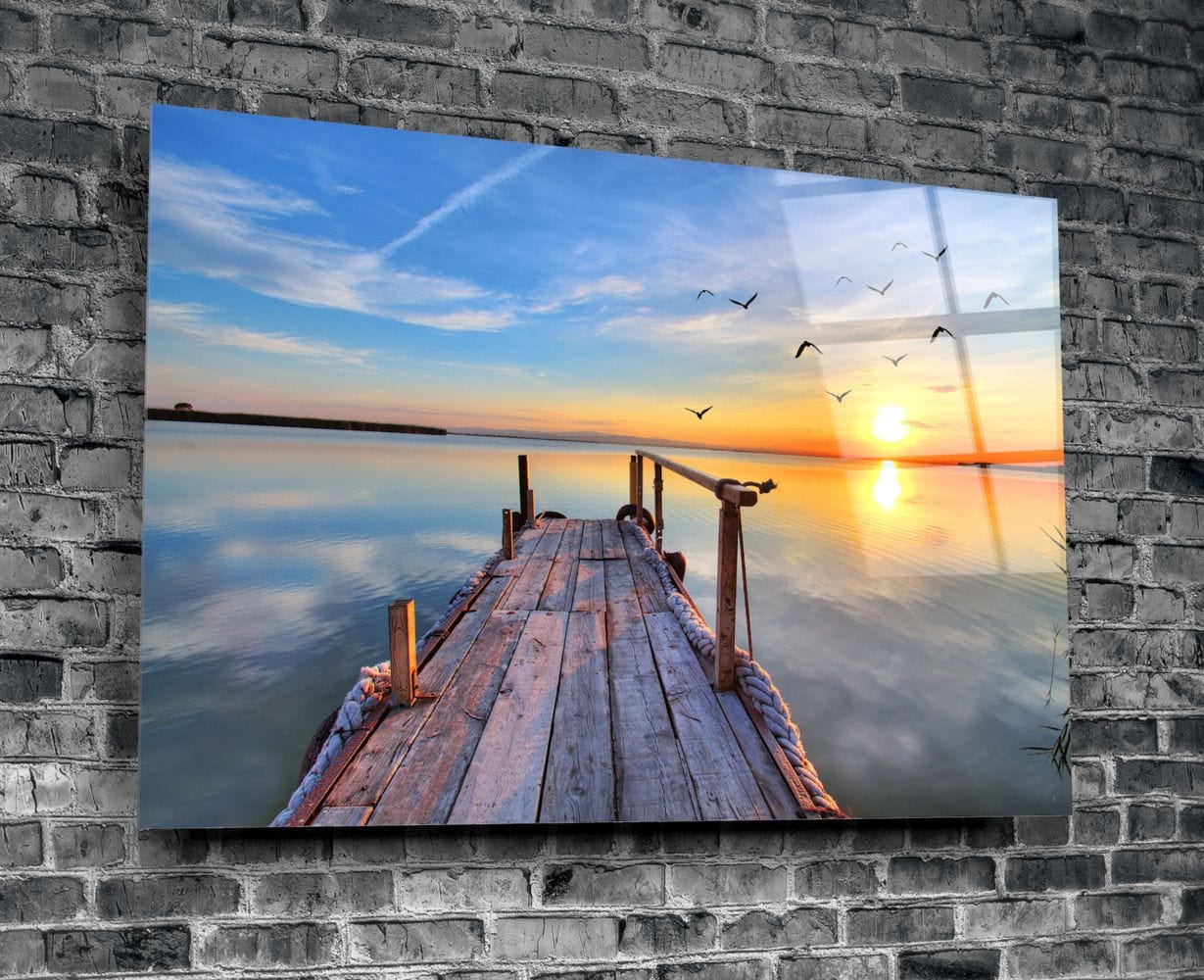 Artronauts Glass Print Pier VI