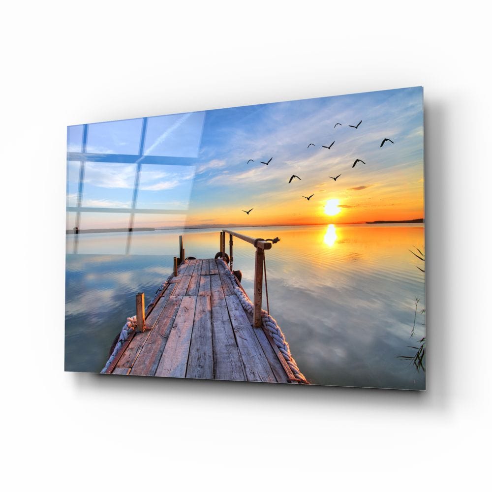 Artronauts Glass Print Pier VI