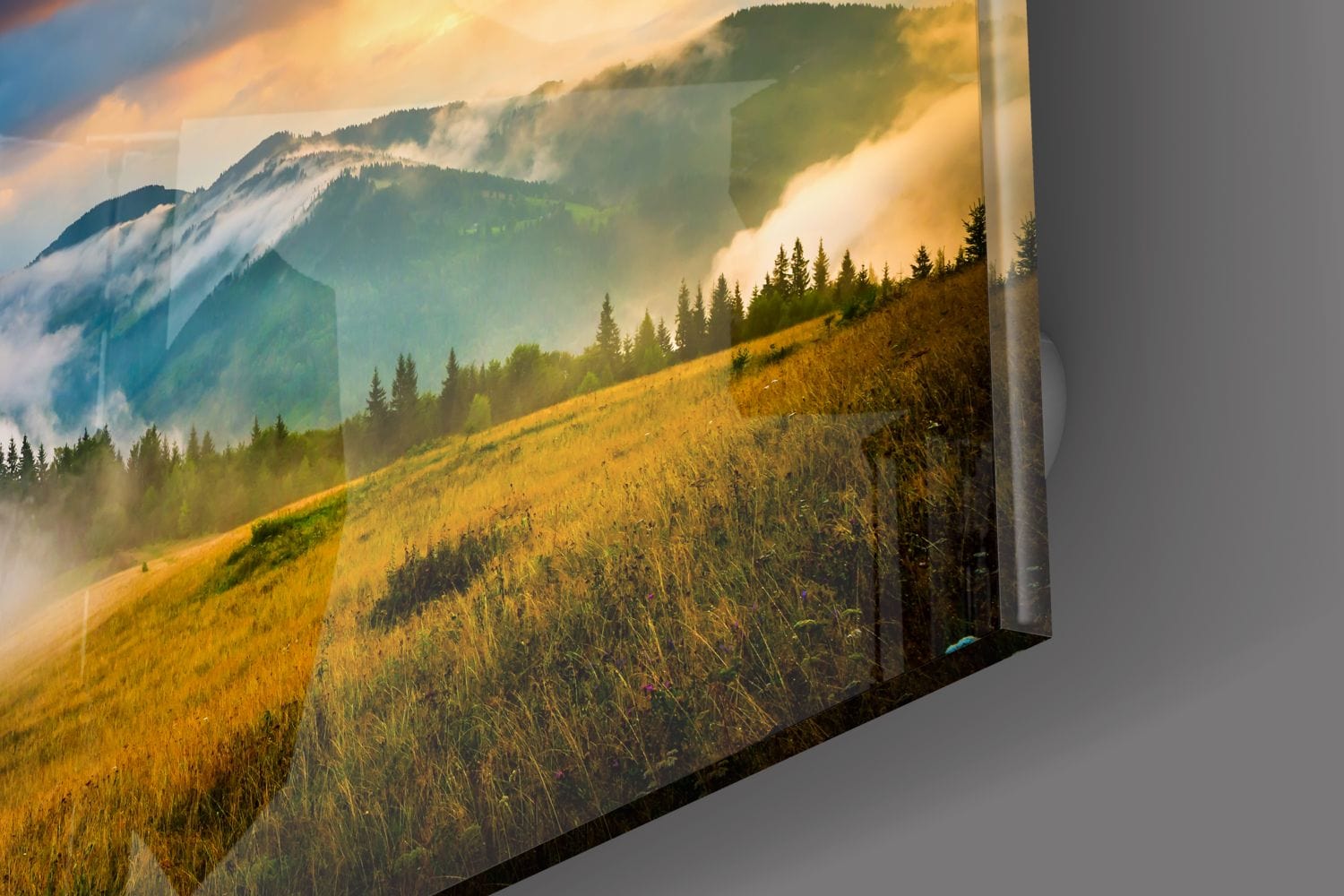 Artronauts Clearance T. Mountain Glass Wall Art