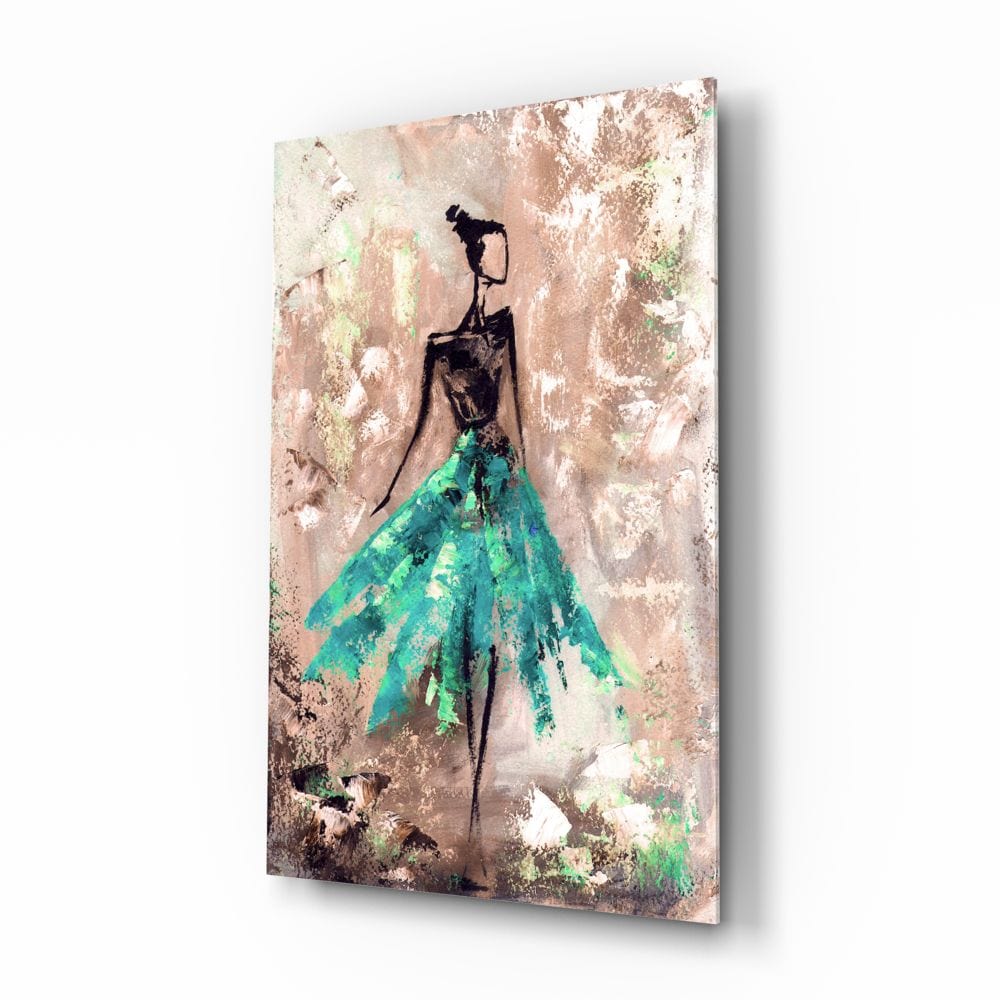 Artronauts Clearance T. Woman Painting Green