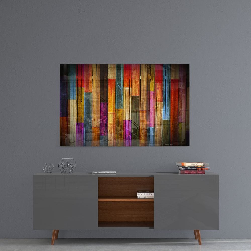 Artronauts Glass Print The Painted Woods