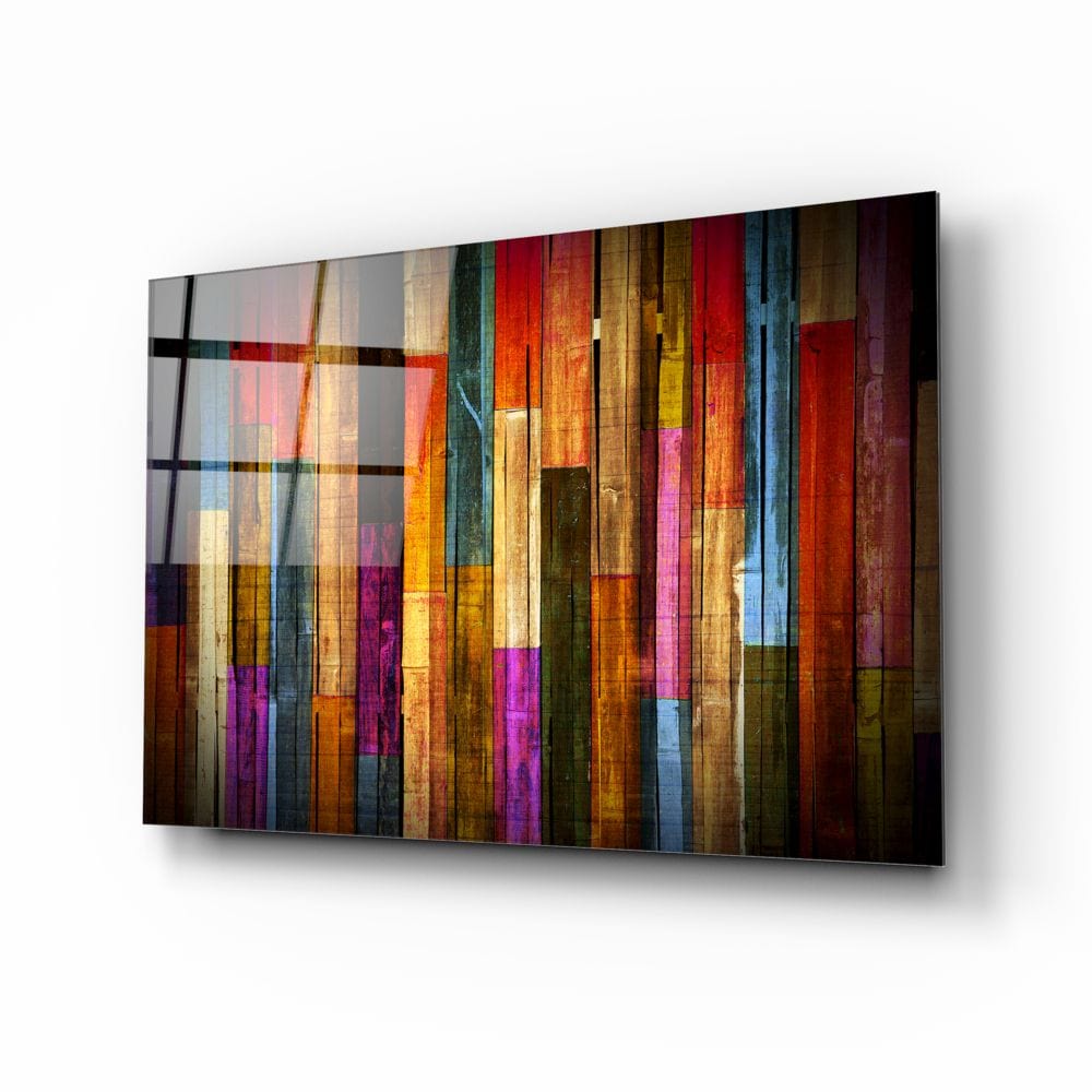 Artronauts Glass Print The Painted Woods