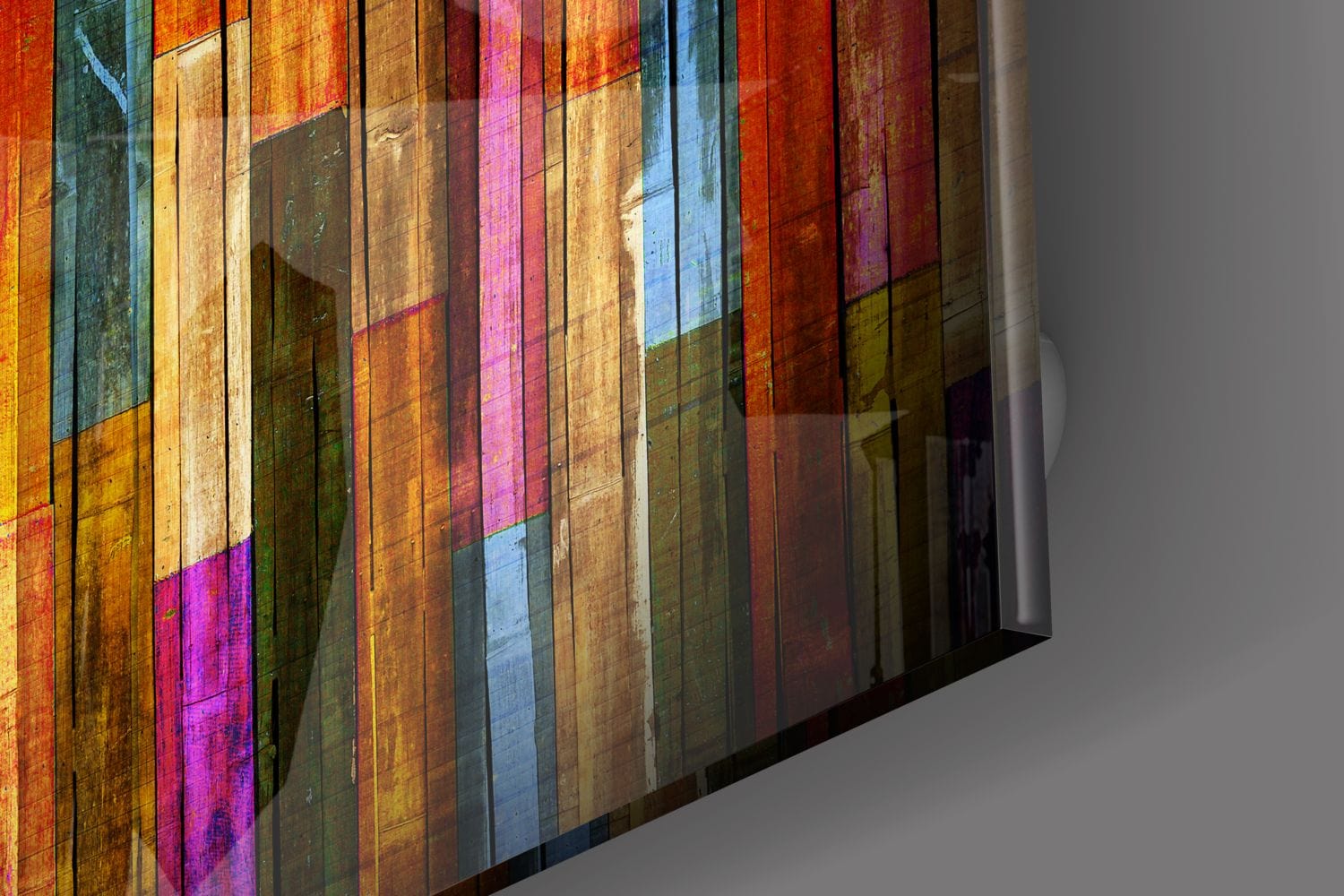 Artronauts Glass Print The Painted Woods