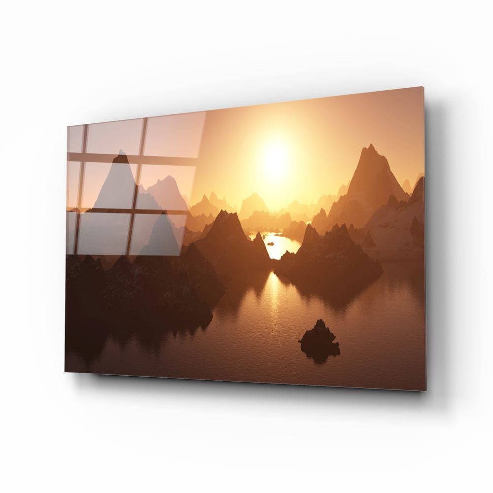 Artronauts Art Clearance T. Sunset over the Mountains