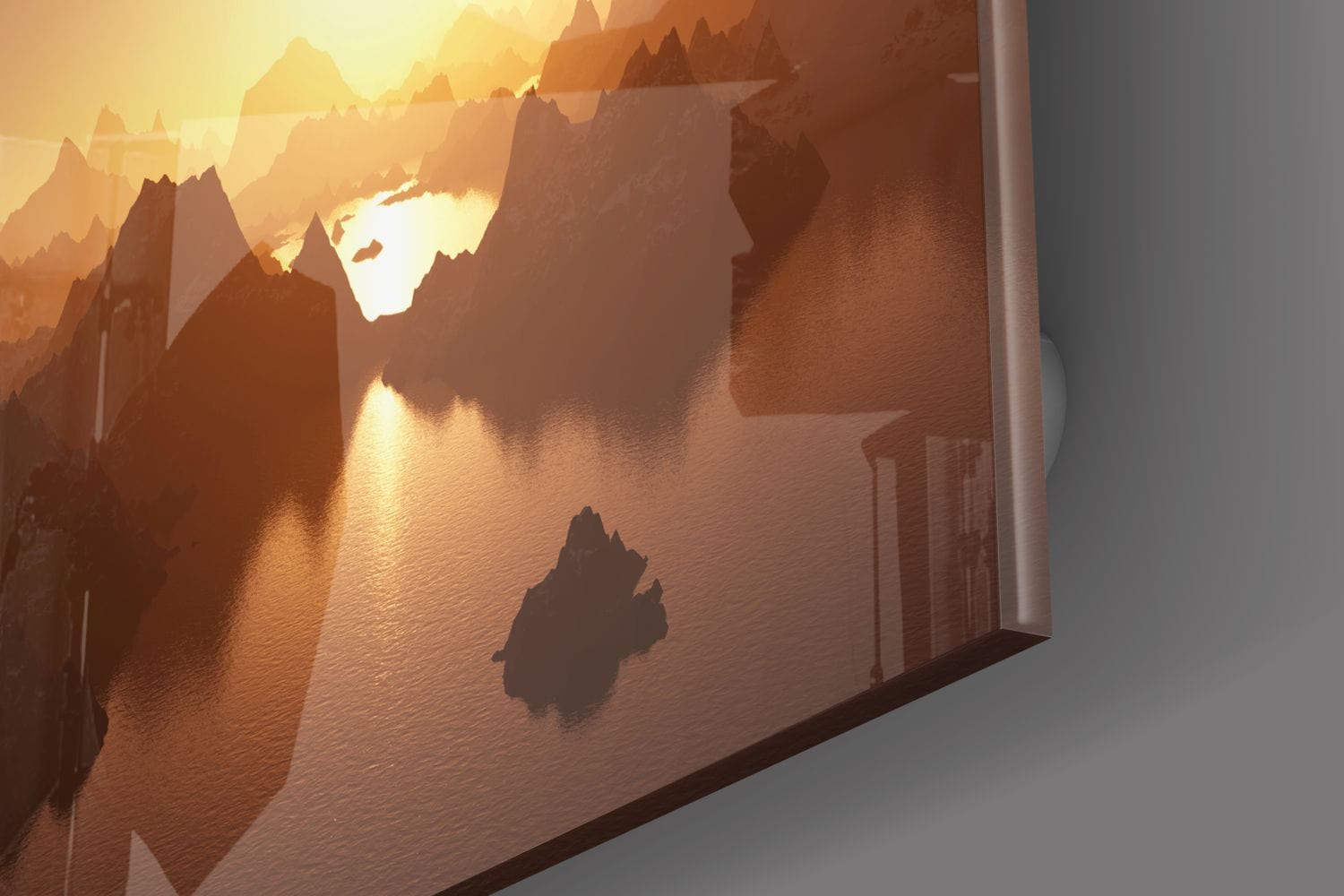 Artronauts Art Clearance T. Sunset over the Mountains