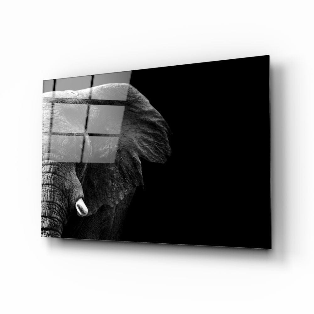 Artronauts Glass Print Elephant