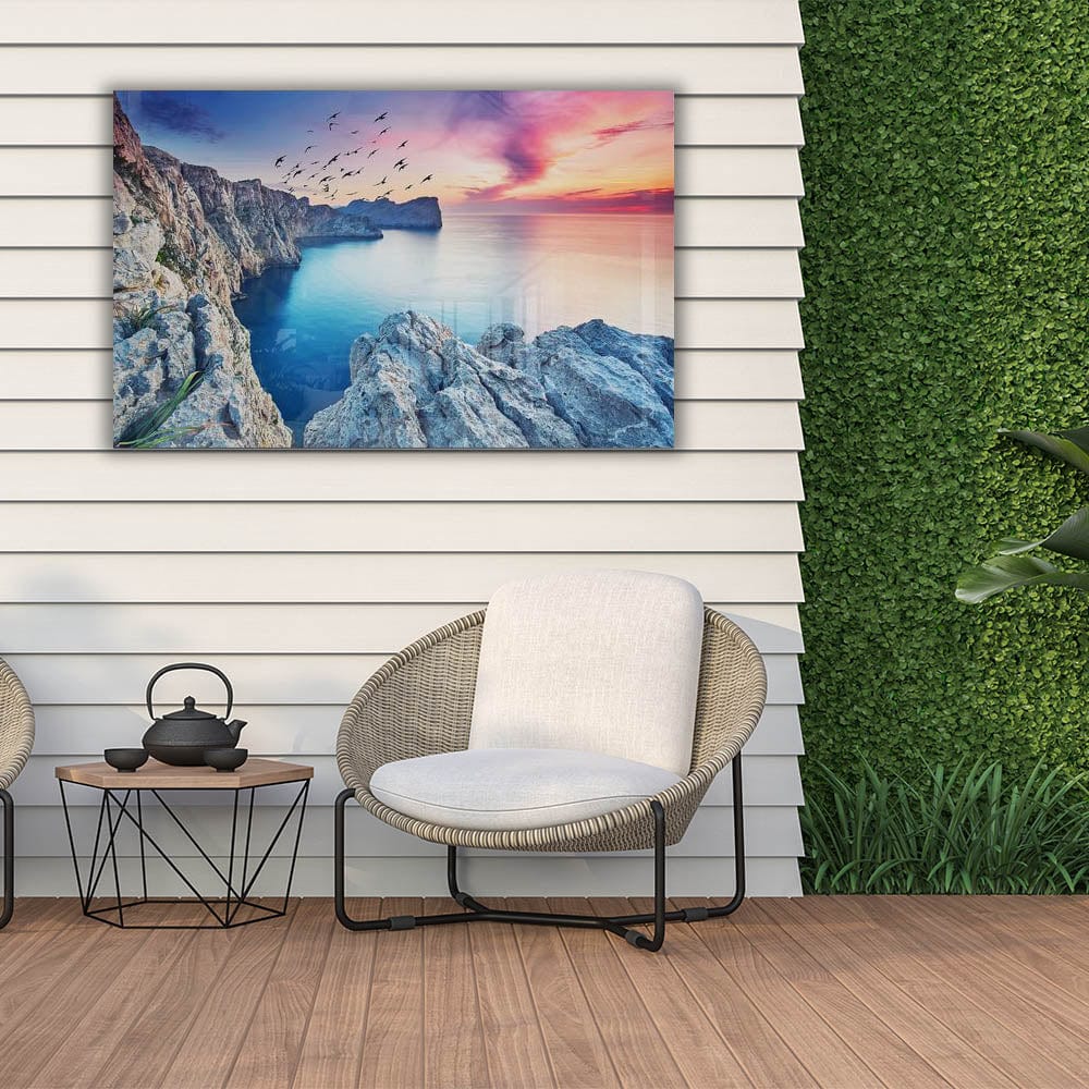 Artronauts Glass Print Palm Trees