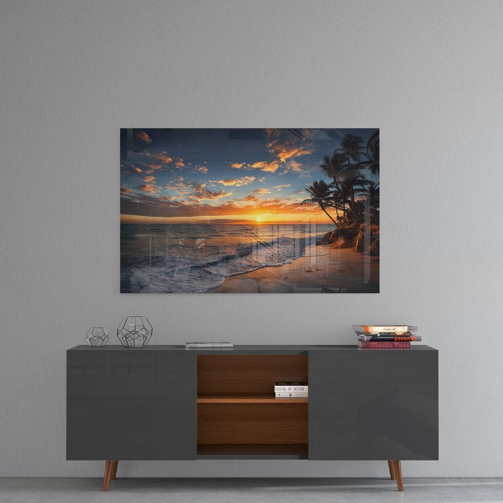 Artronauts Glass Print Palm Trees