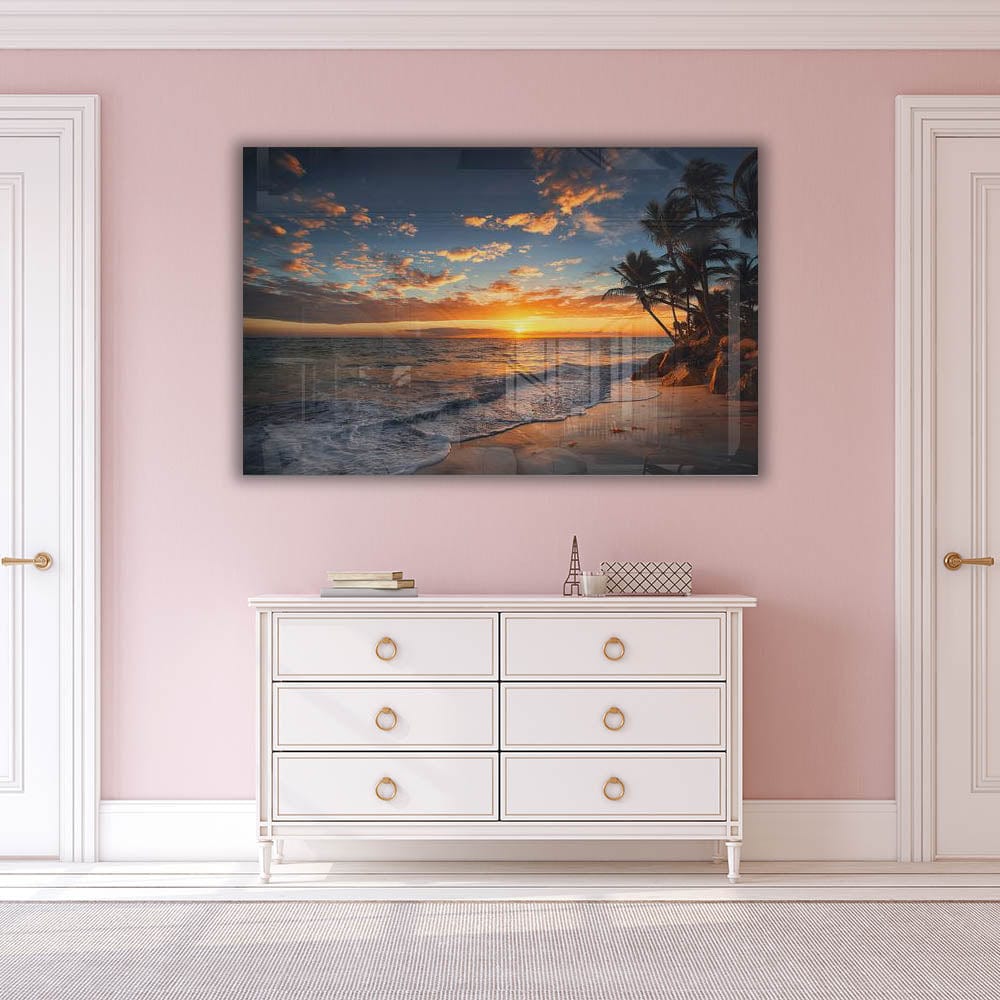 Artronauts Glass Print Palm Trees