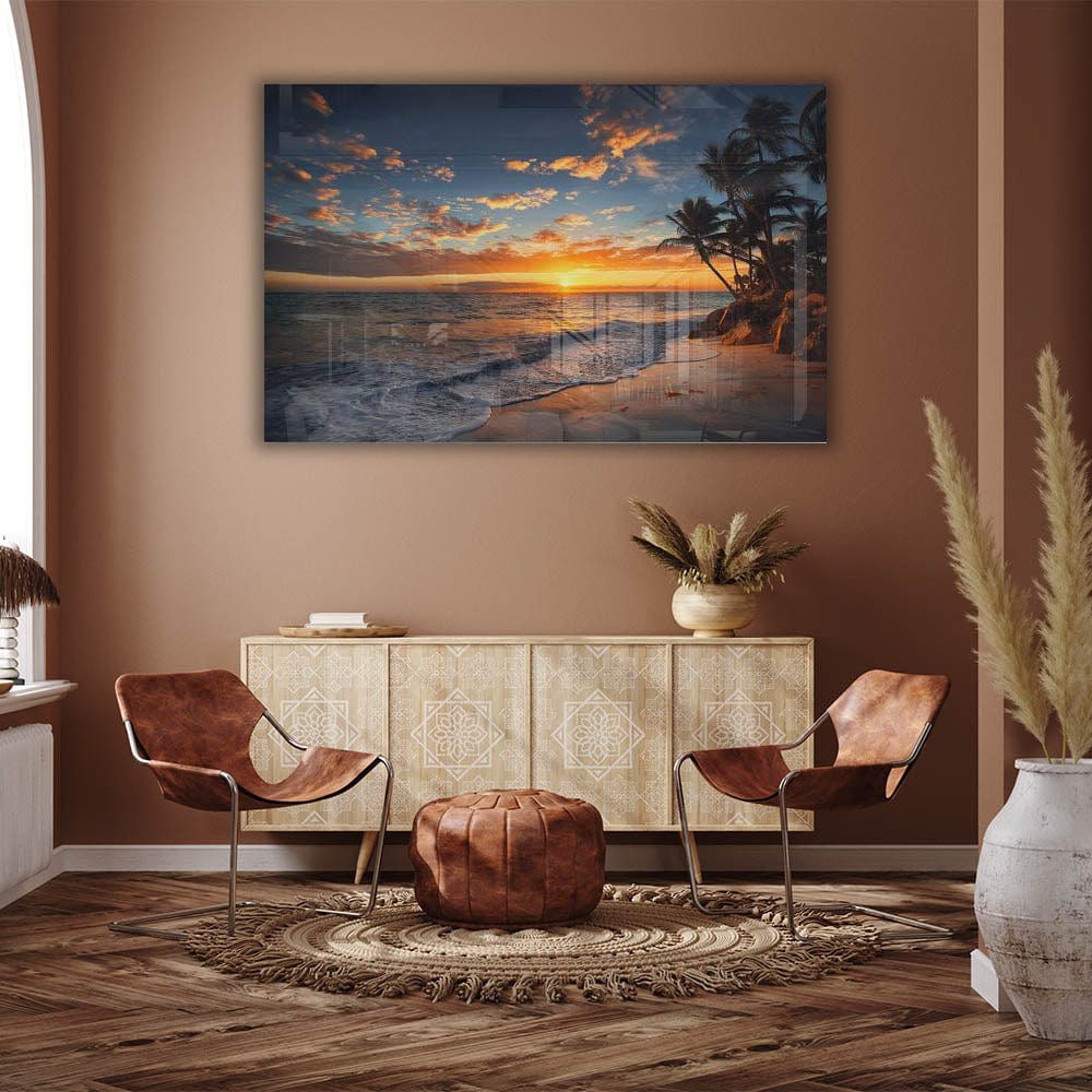 Artronauts Glass Print Palm Trees