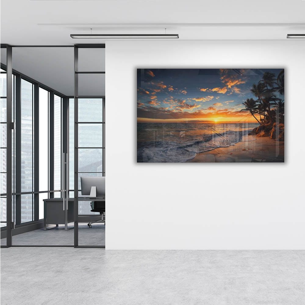 Artronauts Glass Print Palm Trees