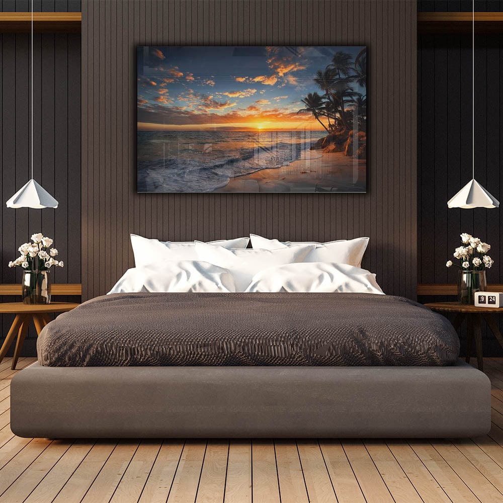 Artronauts Glass Print Palm Trees