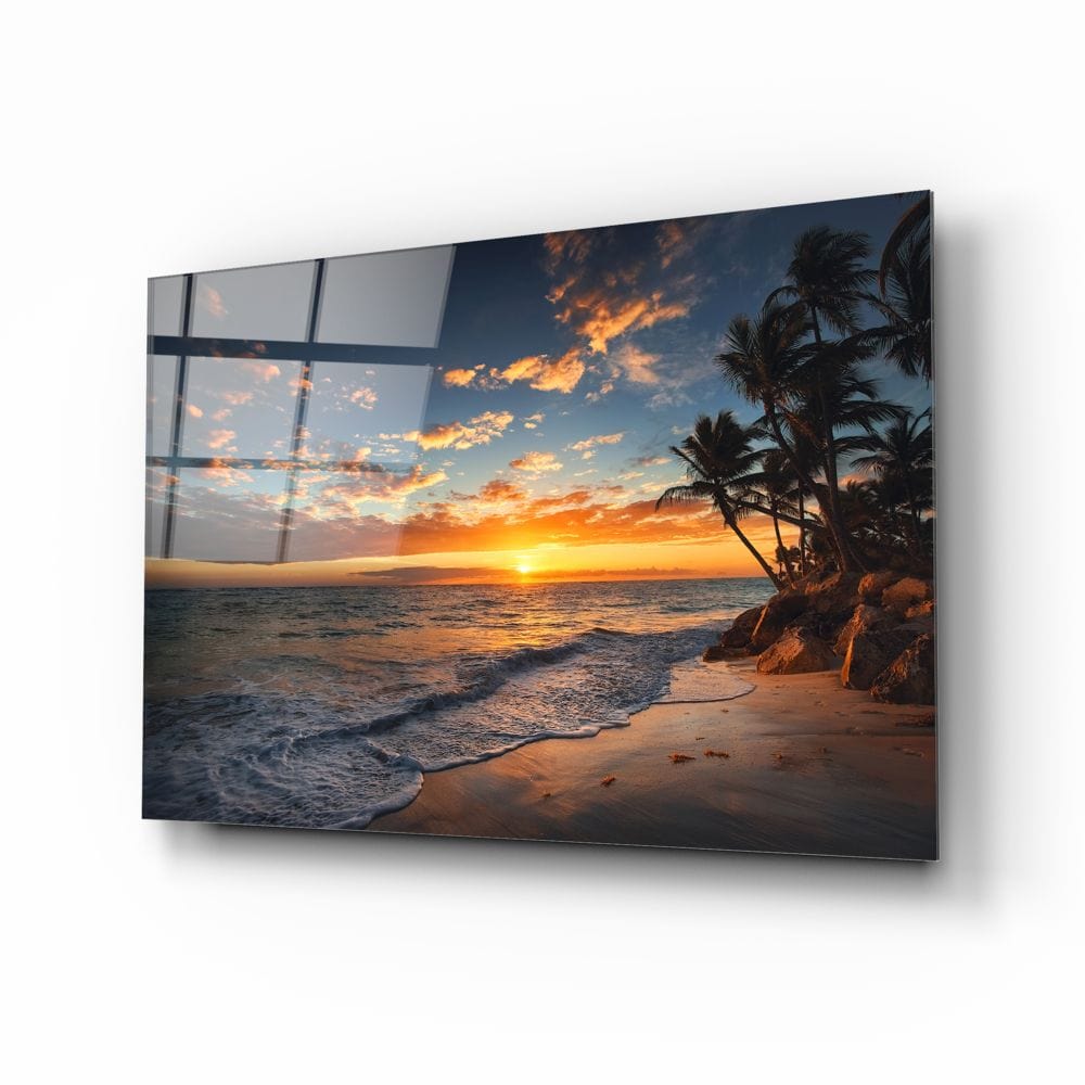 Artronauts Glass Print Palm Trees