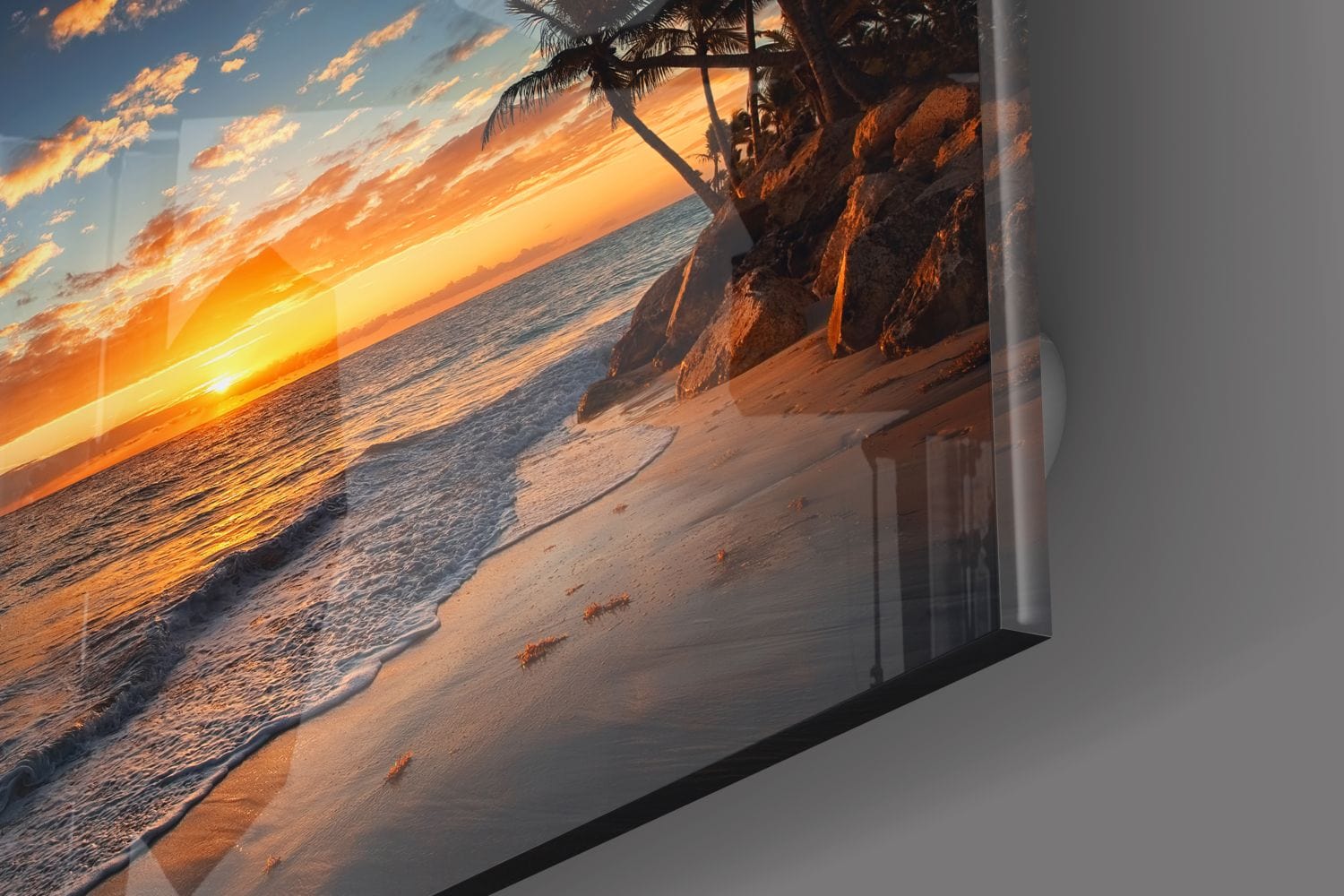 Artronauts Glass Print Palm Trees