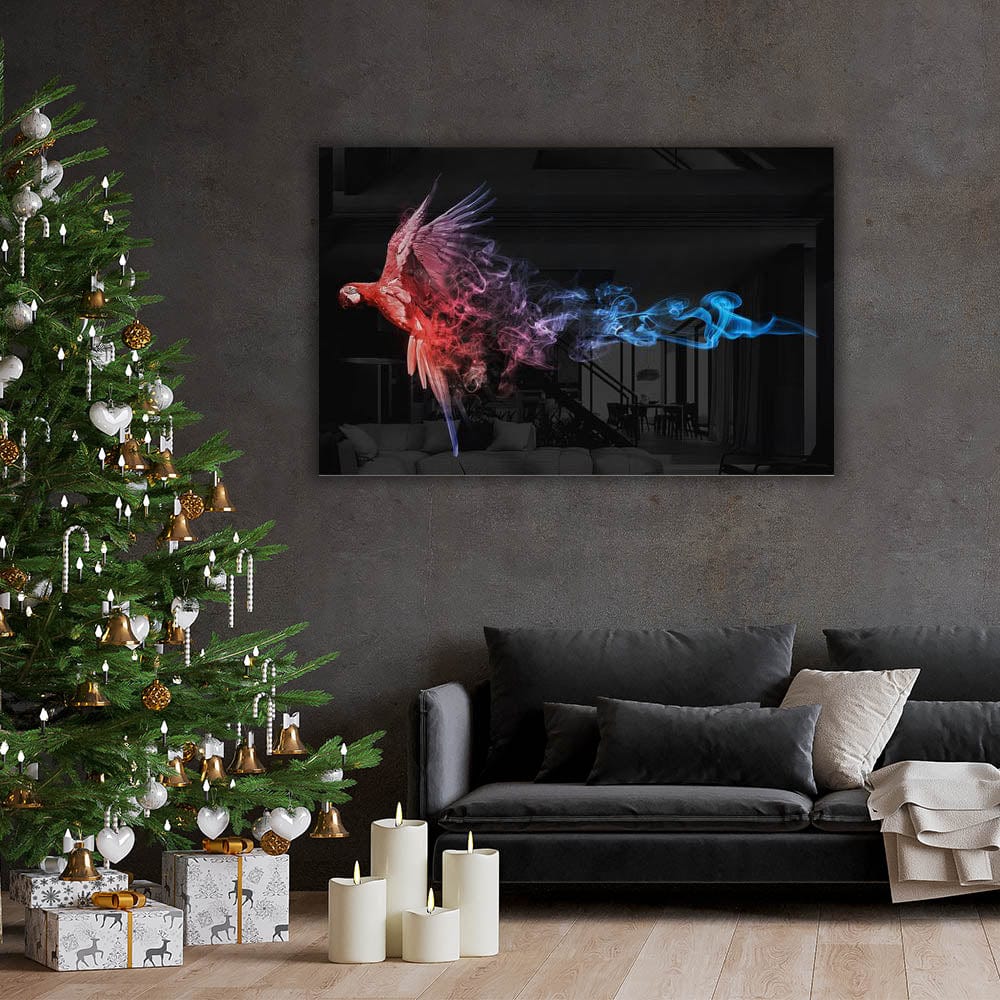 Artronauts Glass Print The Parrot