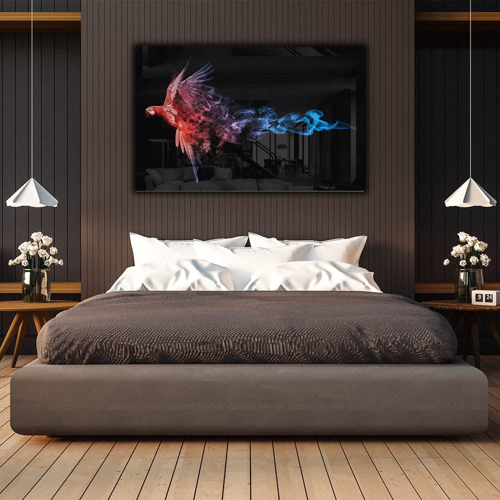 Artronauts Glass Print The Parrot