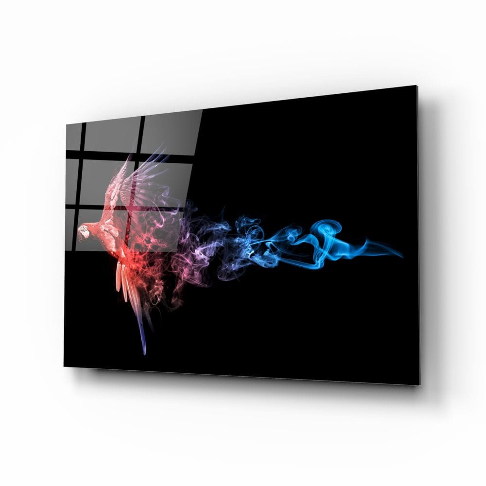 Artronauts Glass Print The Parrot