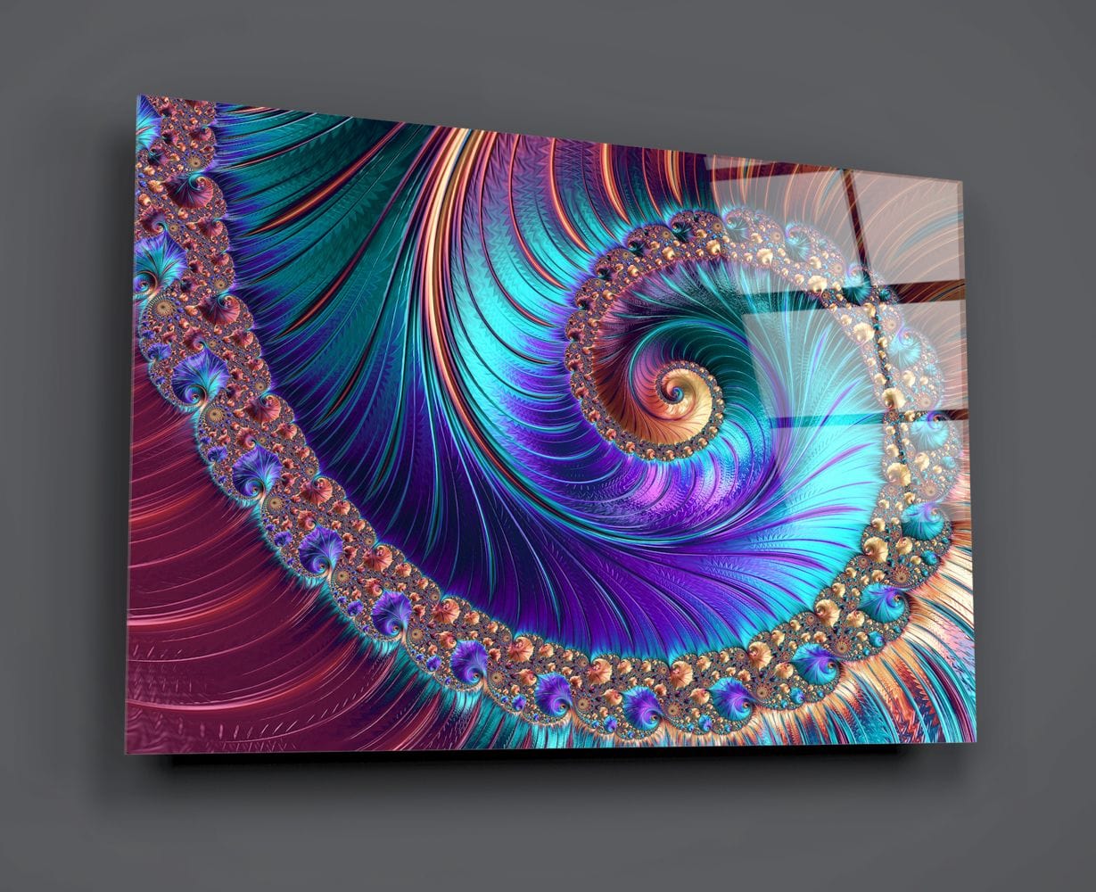 Artronauts Glass Print The Swirl