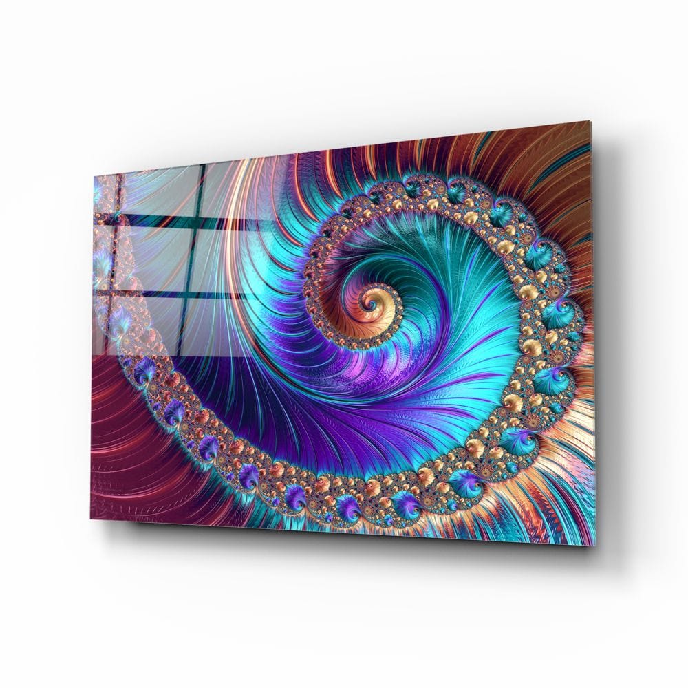 Artronauts Glass Print The Swirl
