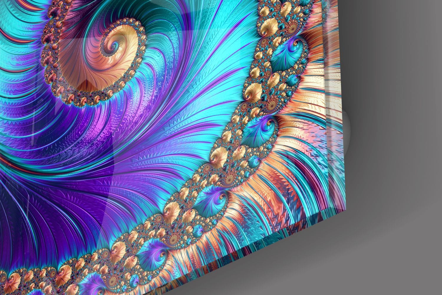 Artronauts Glass Print The Swirl